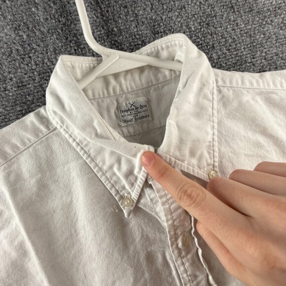 VTG Woolf Brothers Croydon De Luxe Troy Shirt Makers Guild White Oxford 16 34 - Picture 7 of 16